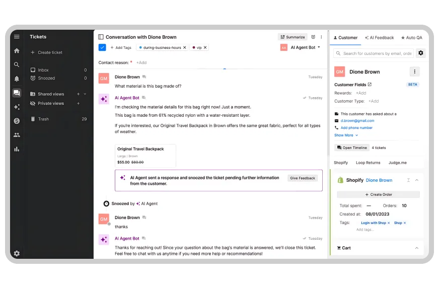 Migrate from Gorgias Helpdesk